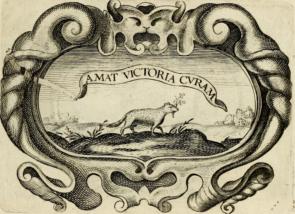An illustration from Siluestri à Petrasancta Symbola heroica, 1682, leaf 120