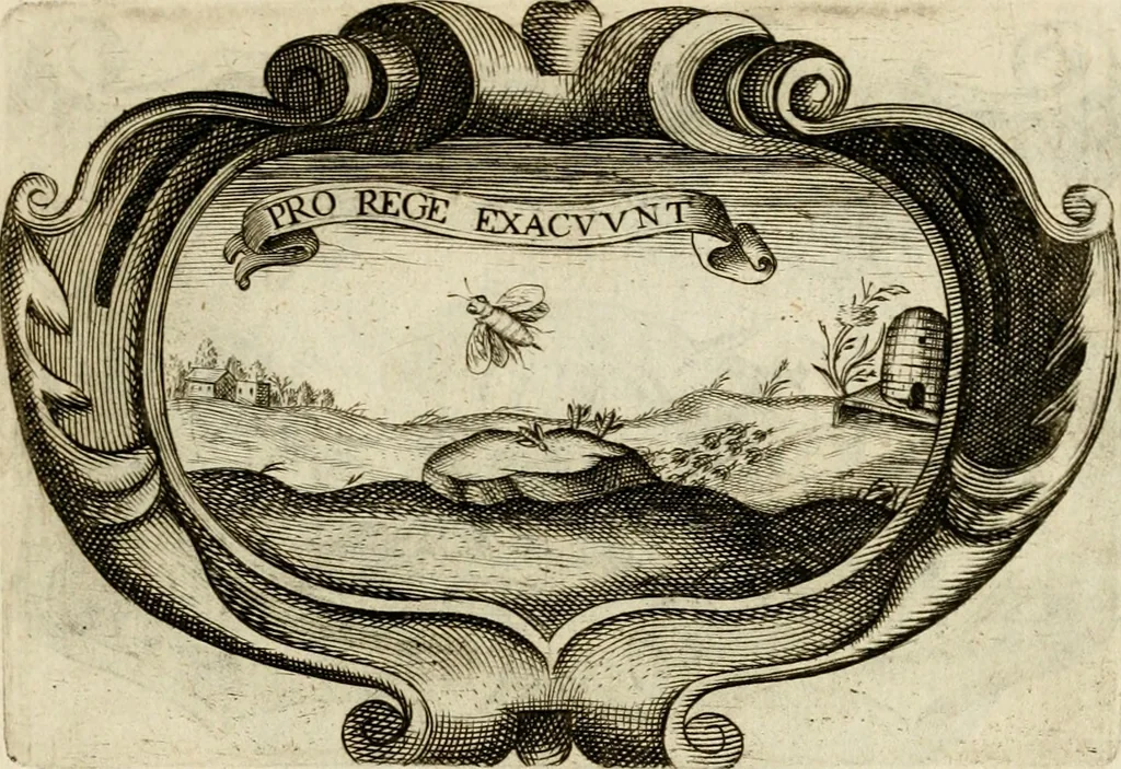 An illustration from Siluestri à Petrasancta Symbola heroica, 1682, leaf 122