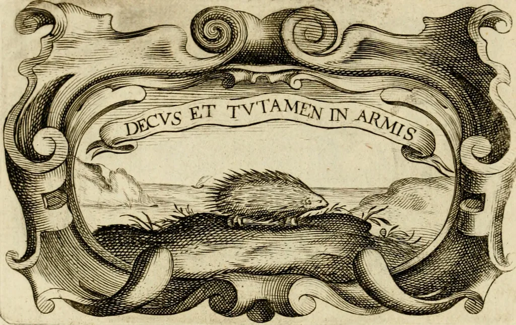 An illustration from Siluestri à Petrasancta Symbola heroica, 1682, leaf 125