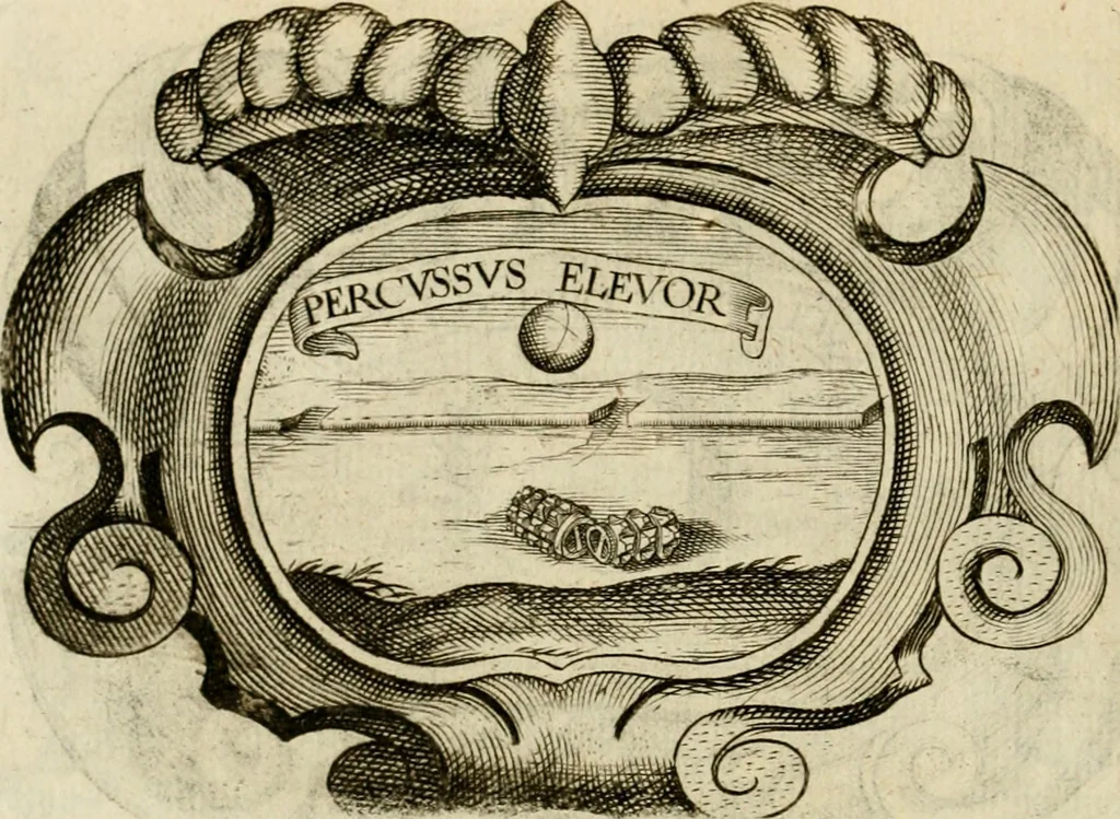 An illustration from Siluestri à Petrasancta Symbola heroica, 1682, leaf 129