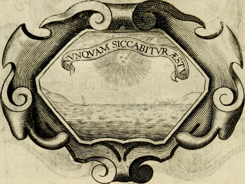 An illustration from Siluestri à Petrasancta Symbola heroica, 1682, leaf 131