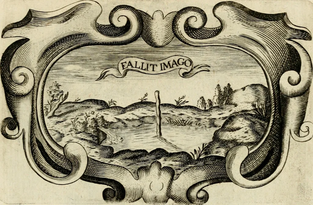 An illustration from Siluestri à Petrasancta Symbola heroica, 1682, leaf 132