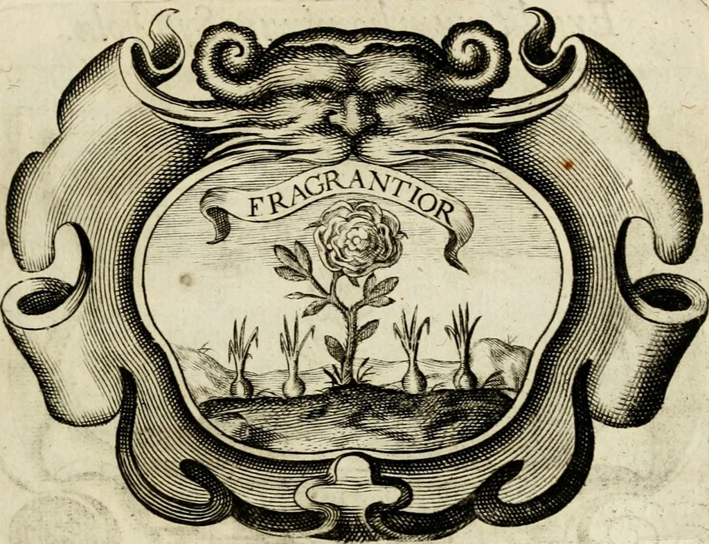 An illustration from Siluestri à Petrasancta Symbola heroica, 1682, leaf 136