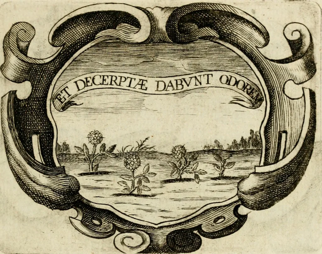 An illustration from Siluestri à Petrasancta Symbola heroica, 1682, leaf 138