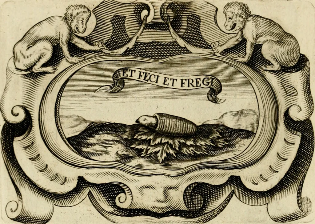 An illustration from Siluestri à Petrasancta Symbola heroica, 1682, leaf 139