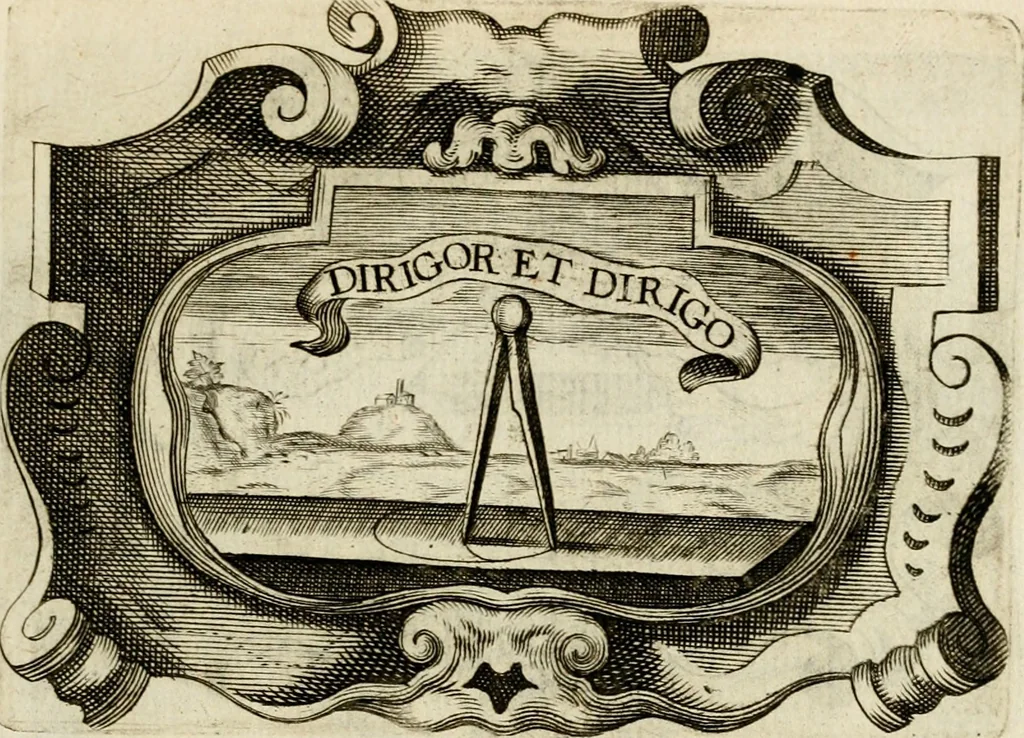 An illustration from Siluestri à Petrasancta Symbola heroica, 1682, leaf 142