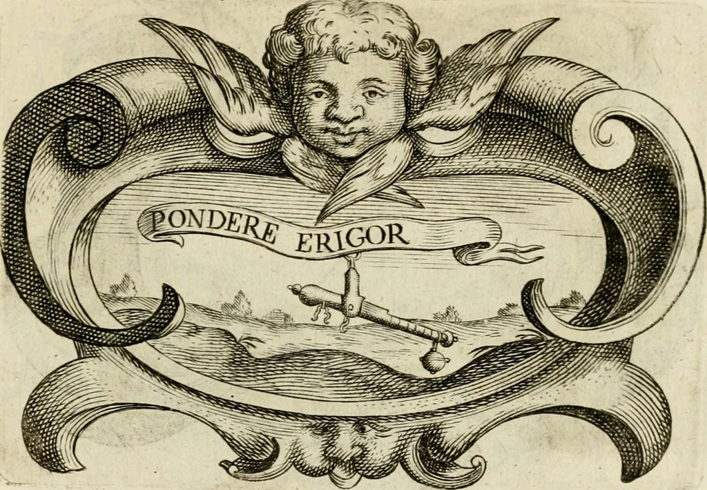 An illustration from Siluestri à Petrasancta Symbola heroica, 1682, leaf 144