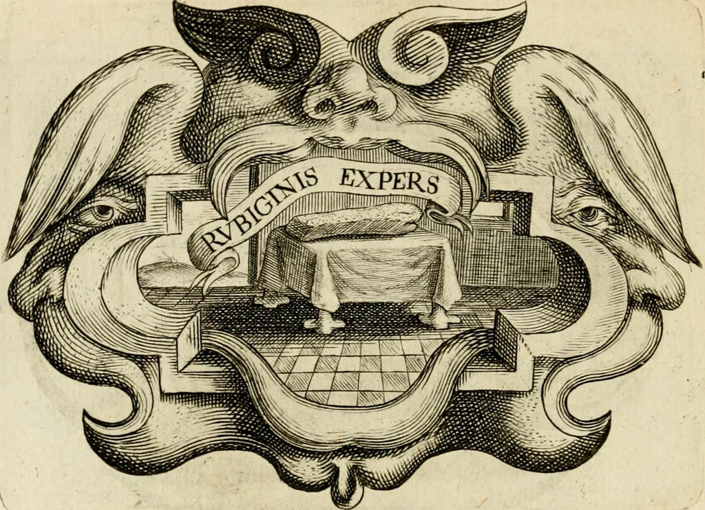 An illustration from Siluestri à Petrasancta Symbola heroica, 1682, leaf 153