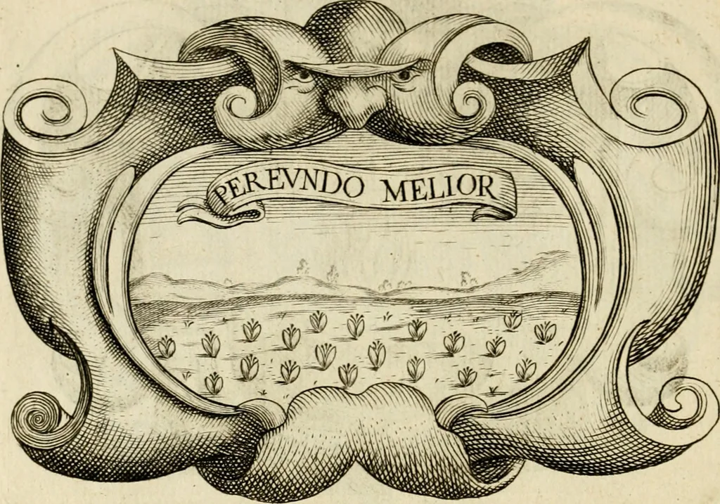 An illustration from Siluestri à Petrasancta Symbola heroica, 1682, leaf 155