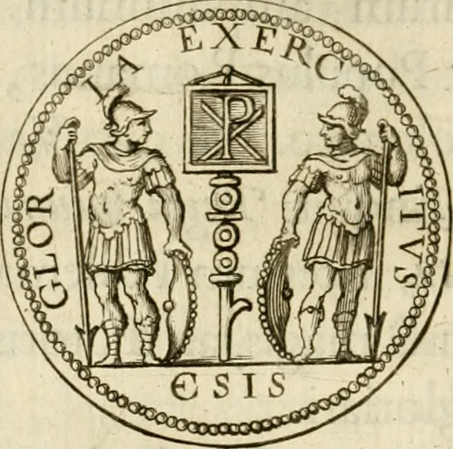 An illustration from Siluestri à Petrasancta Symbola heroica, 1682, leaf 165