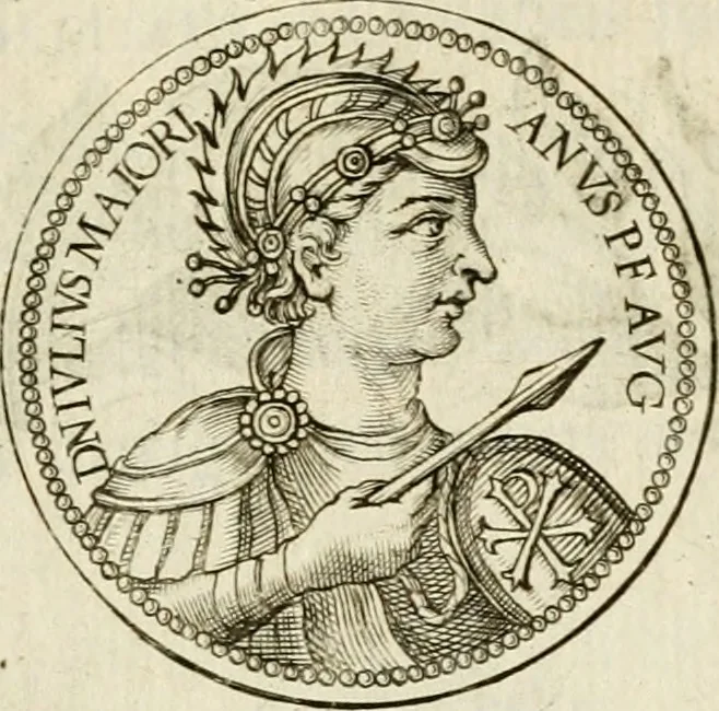 An illustration from Siluestri à Petrasancta Symbola heroica, 1682, leaf 166