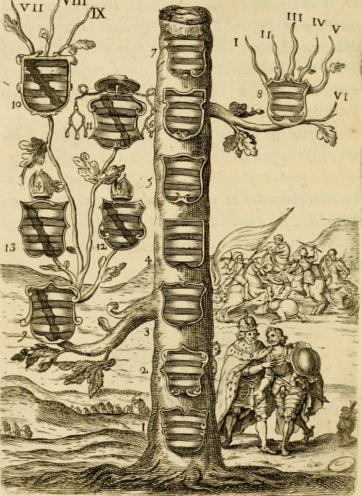 An illustration from Siluestri à Petrasancta Symbola heroica, 1682, leaf 29