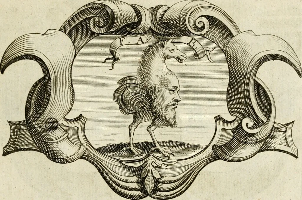 An illustration from Siluestri à Petrasancta Symbola heroica, 1682, leaf 290