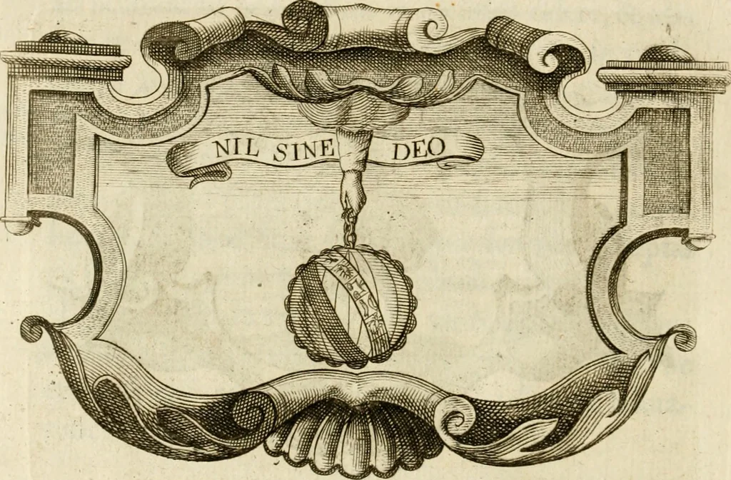 An illustration from Siluestri à Petrasancta Symbola heroica, 1682, leaf 291