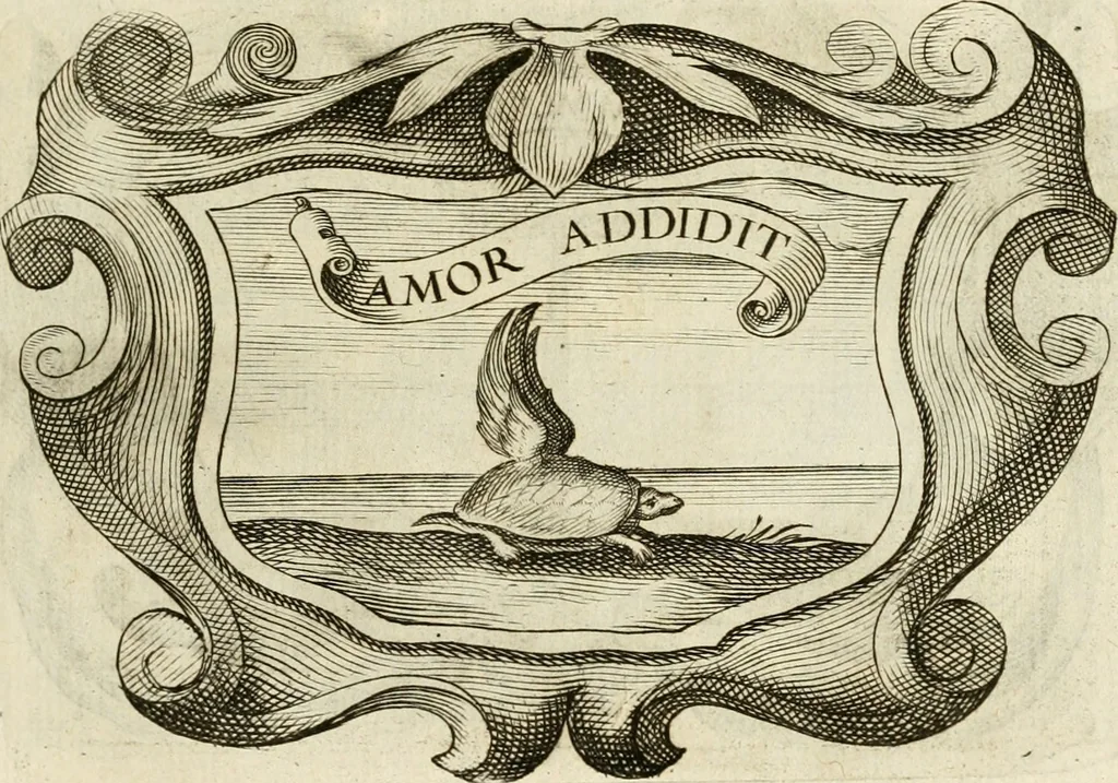 An illustration from Siluestri à Petrasancta Symbola heroica, 1682, leaf 298