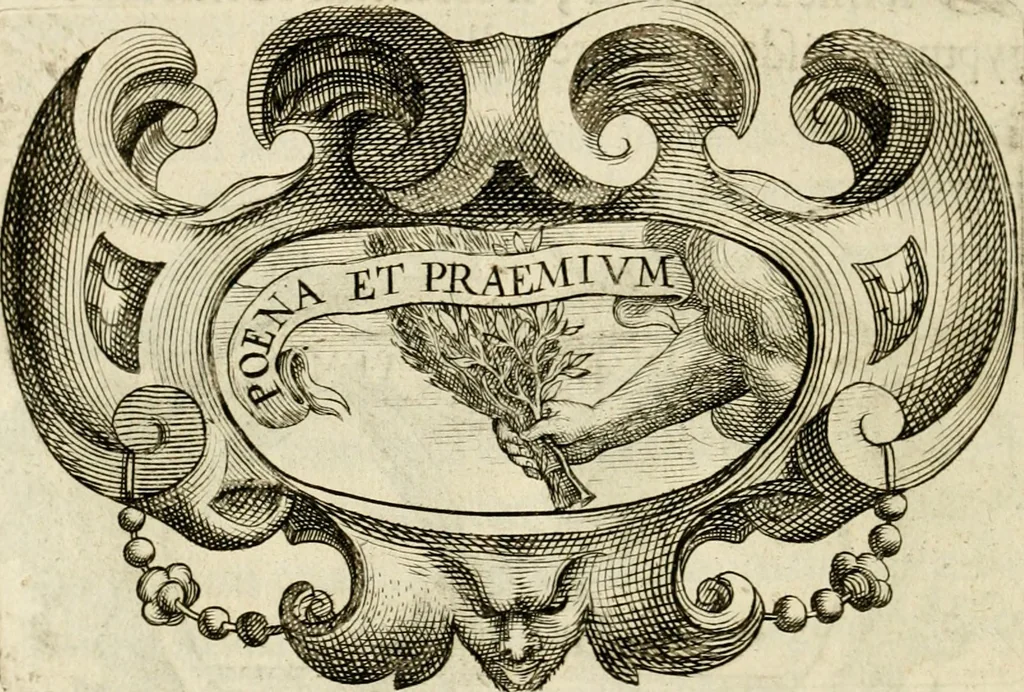 An illustration from Siluestri à Petrasancta Symbola heroica, 1682, leaf 307