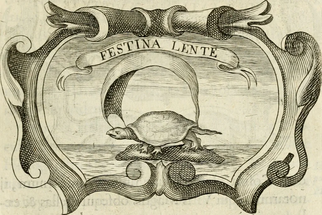 An illustration from Siluestri à Petrasancta Symbola heroica, 1682, leaf 314
