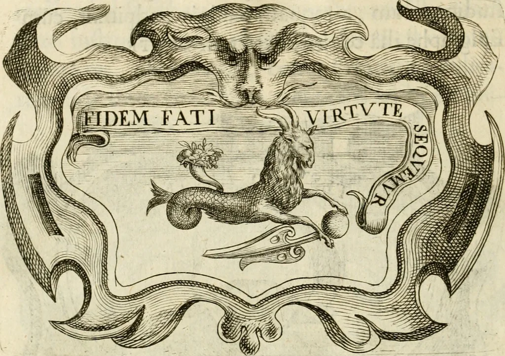 An illustration from Siluestri à Petrasancta Symbola heroica, 1682, leaf 315