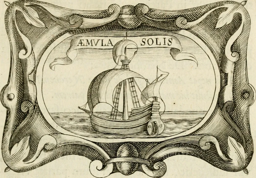 An illustration from Siluestri à Petrasancta Symbola heroica, 1682, leaf 324