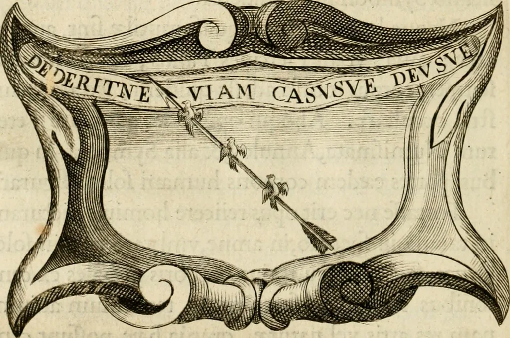 An illustration from Siluestri à Petrasancta Symbola heroica, 1682, leaf 329
