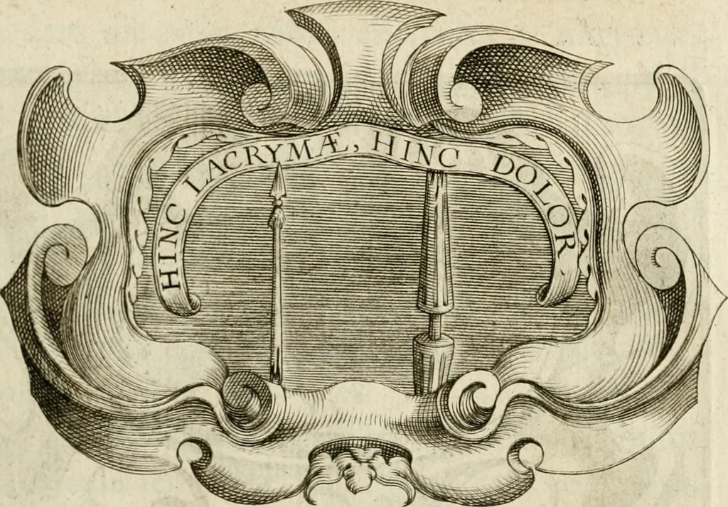 An illustration from Siluestri à Petrasancta Symbola heroica, 1682, leaf 330