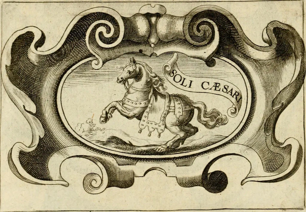An illustration from Siluestri à Petrasancta Symbola heroica, 1682, leaf 331