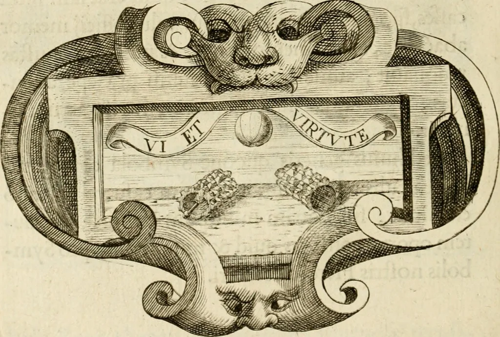 An illustration from Siluestri à Petrasancta Symbola heroica, 1682, leaf 333