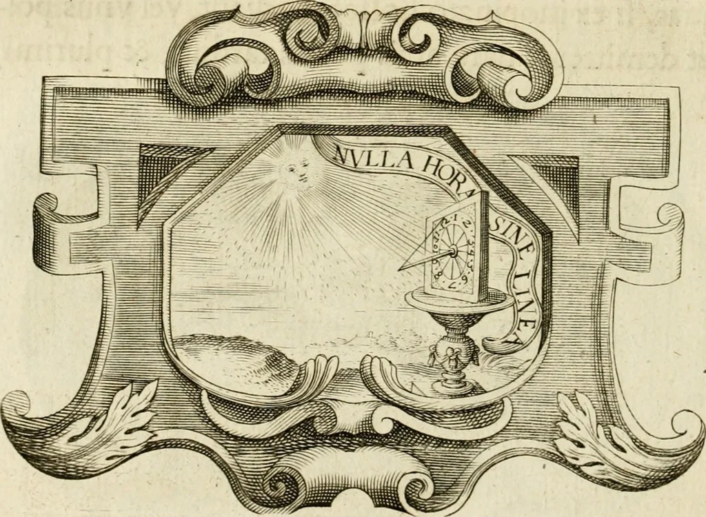 An illustration from Siluestri à Petrasancta Symbola heroica, 1682, leaf 337