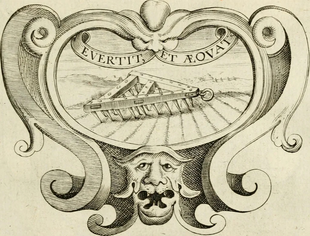 An illustration from Siluestri à Petrasancta Symbola heroica, 1682, leaf 338