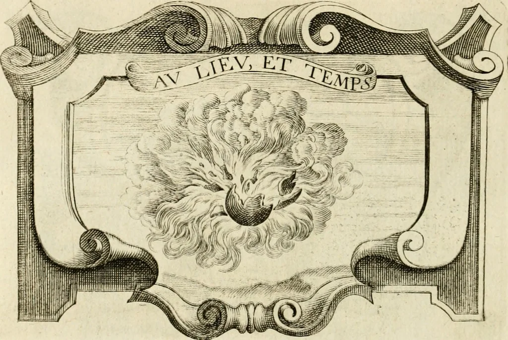 An illustration from Siluestri à Petrasancta Symbola heroica, 1682, leaf 339