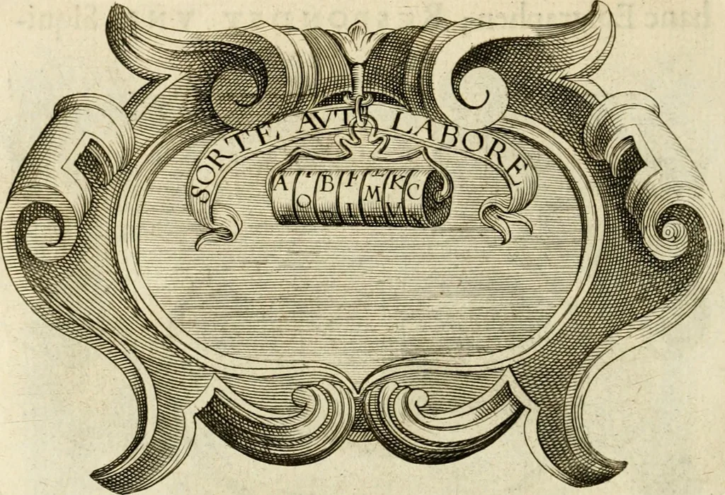 An illustration from Siluestri à Petrasancta Symbola heroica, 1682, leaf 341