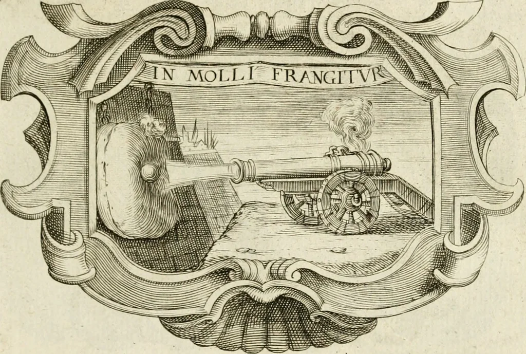 An illustration from Siluestri à Petrasancta Symbola heroica, 1682, leaf 342