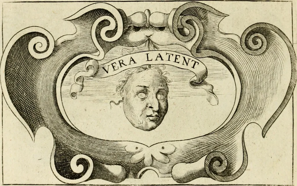 An illustration from Siluestri à Petrasancta Symbola heroica, 1682, leaf 343