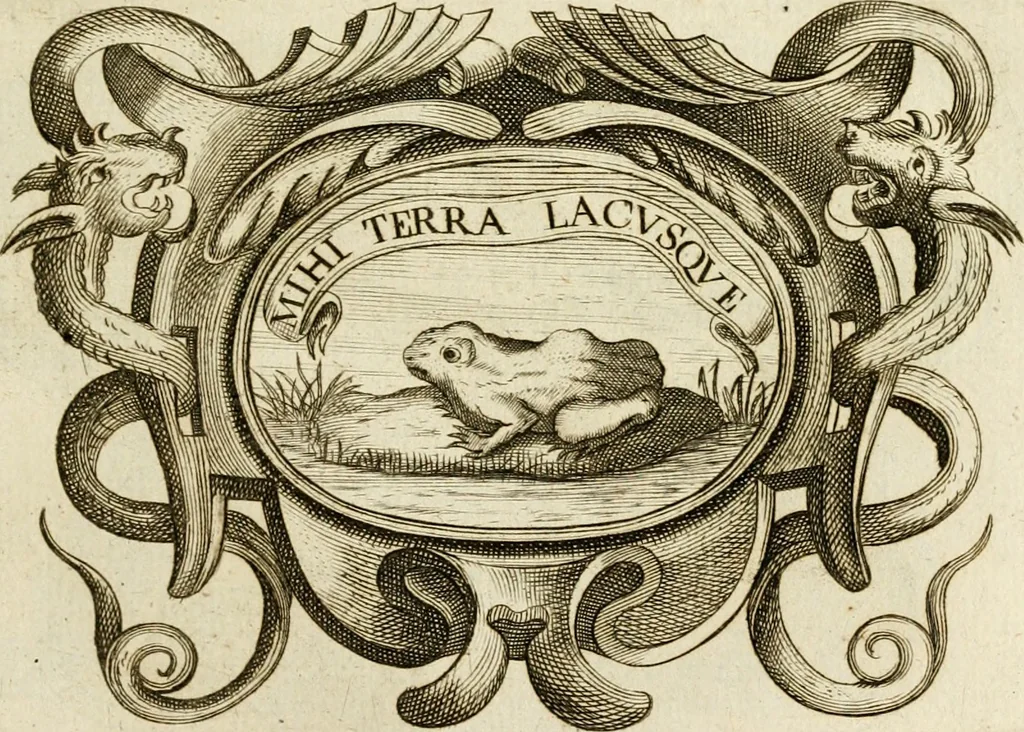 An illustration from Siluestri à Petrasancta Symbola heroica, 1682, leaf 346