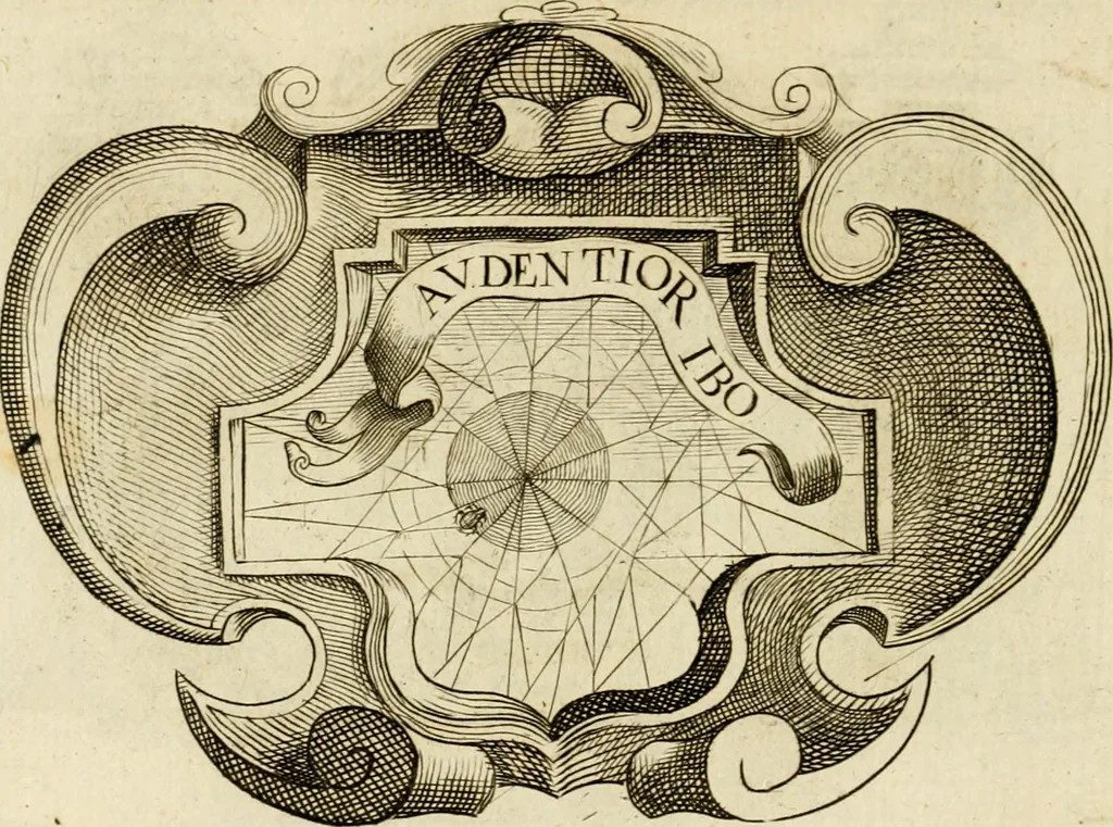 An illustration from Siluestri à Petrasancta Symbola heroica, 1682, leaf 351