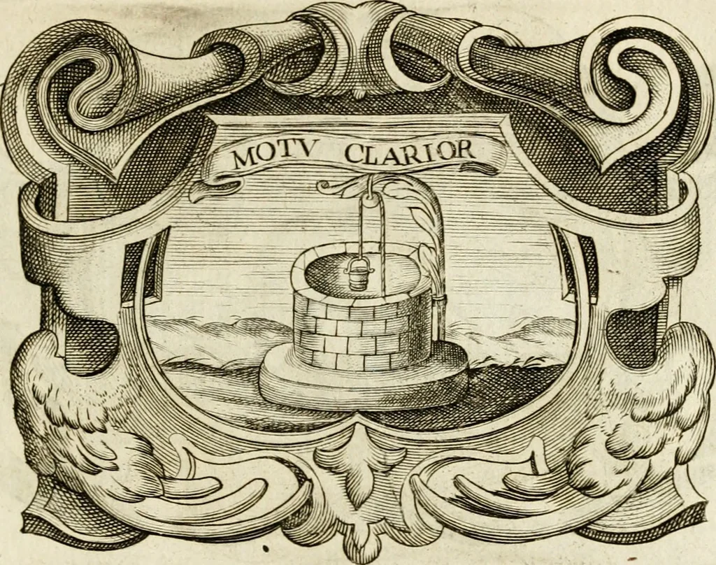 An illustration from Siluestri à Petrasancta Symbola heroica, 1682, leaf 354