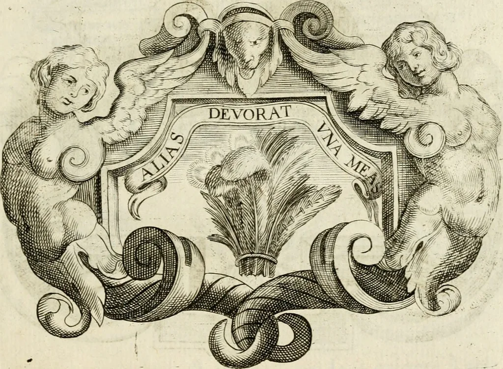 An illustration from Siluestri à Petrasancta Symbola heroica, 1682, leaf 360