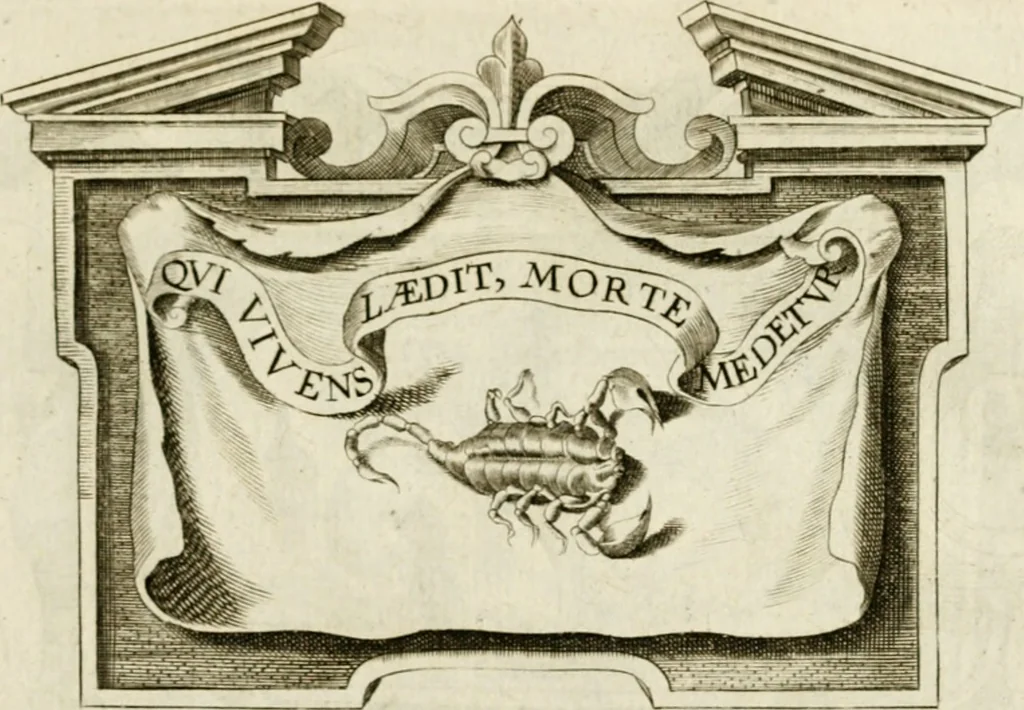 An illustration from Siluestri à Petrasancta Symbola heroica, 1682, leaf 362
