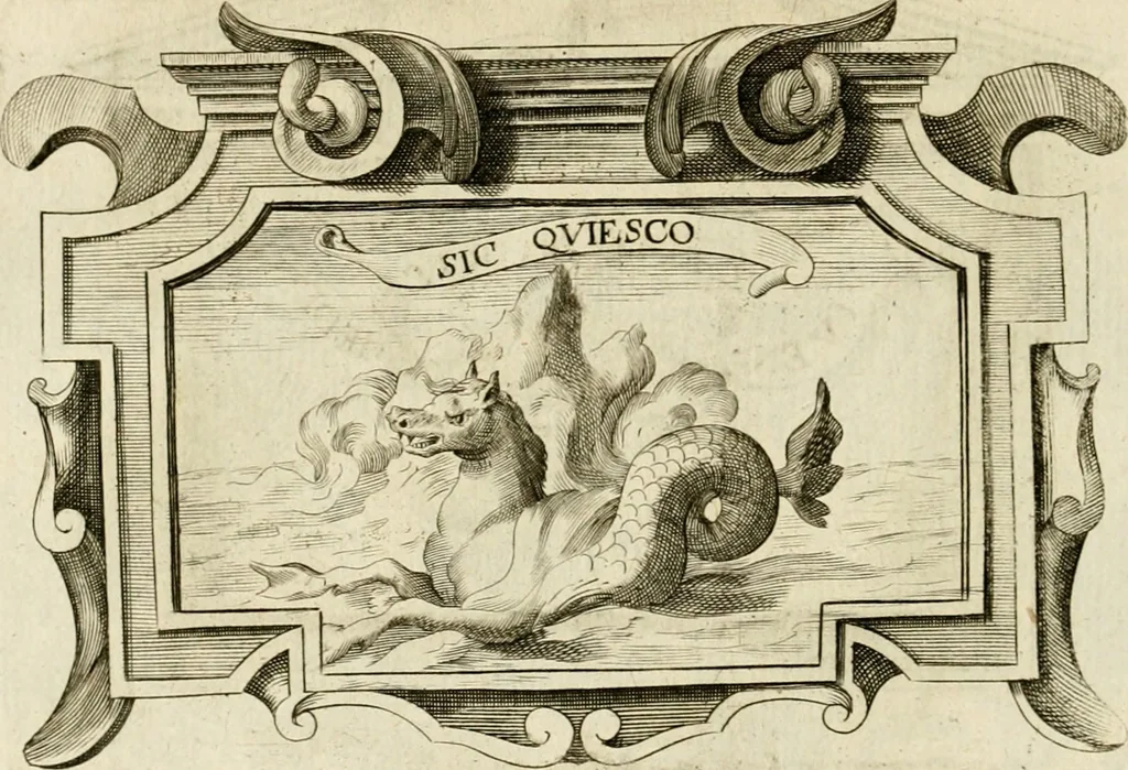 An illustration from Siluestri à Petrasancta Symbola heroica, 1682, leaf 363