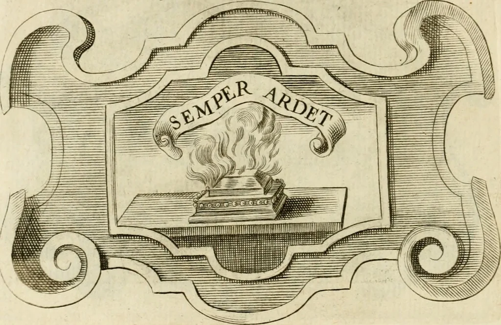 An illustration from Siluestri à Petrasancta Symbola heroica, 1682, leaf 369