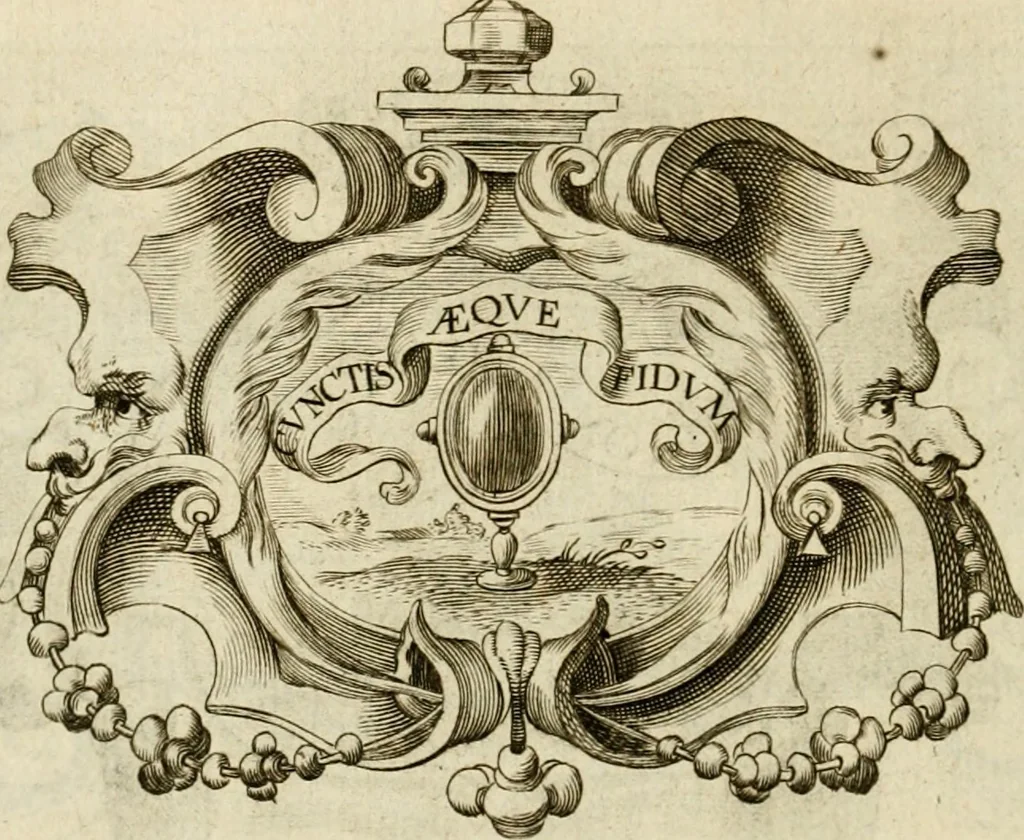 An illustration from Siluestri à Petrasancta Symbola heroica, 1682, leaf 371