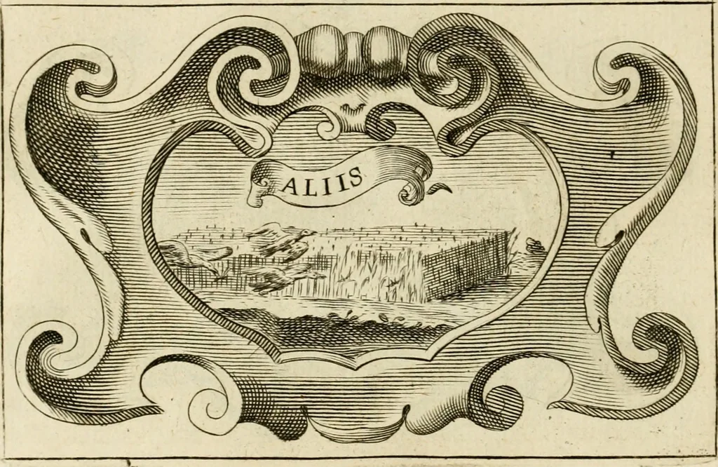 An illustration from Siluestri à Petrasancta Symbola heroica, 1682, leaf 373