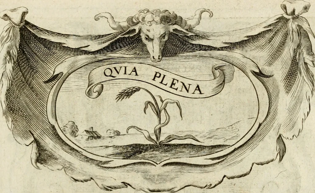 An illustration from Siluestri à Petrasancta Symbola heroica, 1682, leaf 376