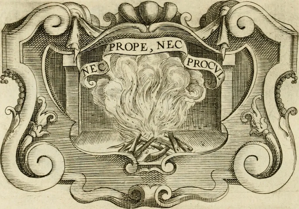 An illustration from Siluestri à Petrasancta Symbola heroica, 1682, leaf 377