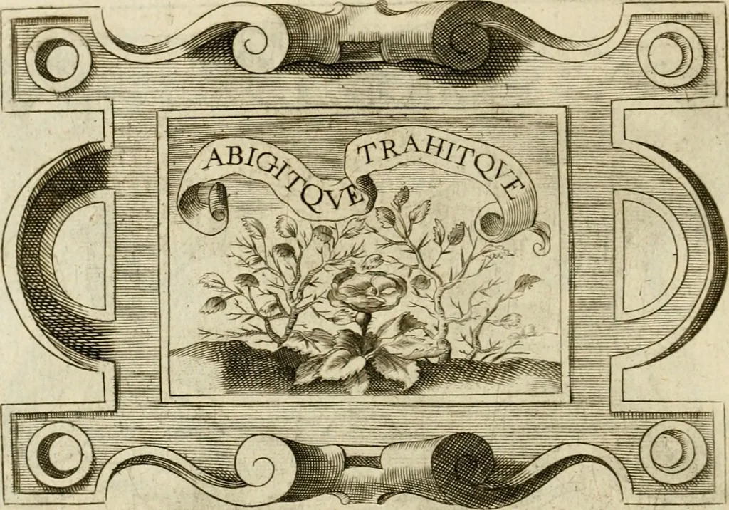 An illustration from Siluestri à Petrasancta Symbola heroica, 1682, leaf 379