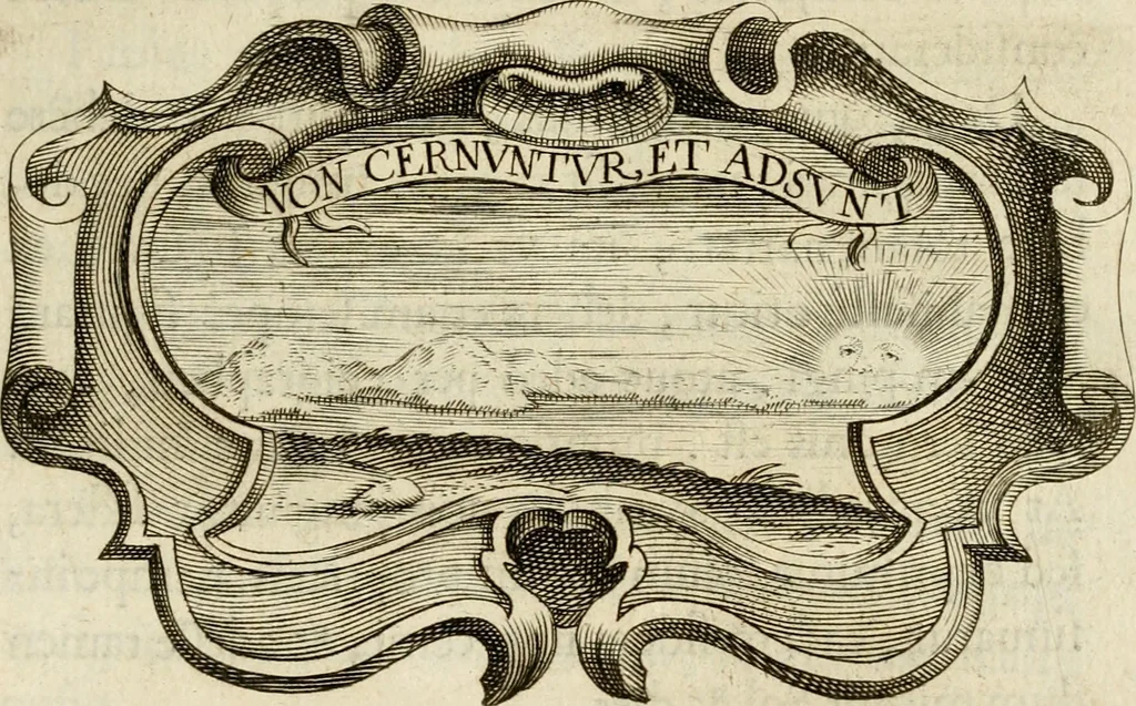 An illustration from Siluestri à Petrasancta Symbola heroica, 1682, leaf 396