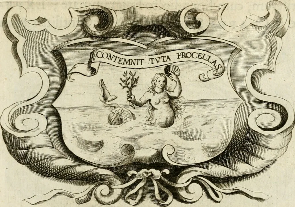 An illustration from Siluestri à Petrasancta Symbola heroica, 1682, leaf 414