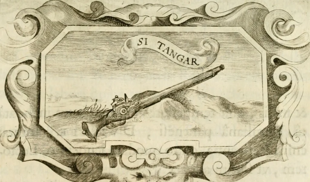 An illustration from Siluestri à Petrasancta Symbola heroica, 1682, leaf 426