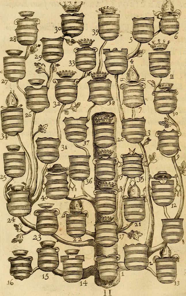 An illustration from Siluestri à Petrasancta Symbola heroica, 1682, leaf 43