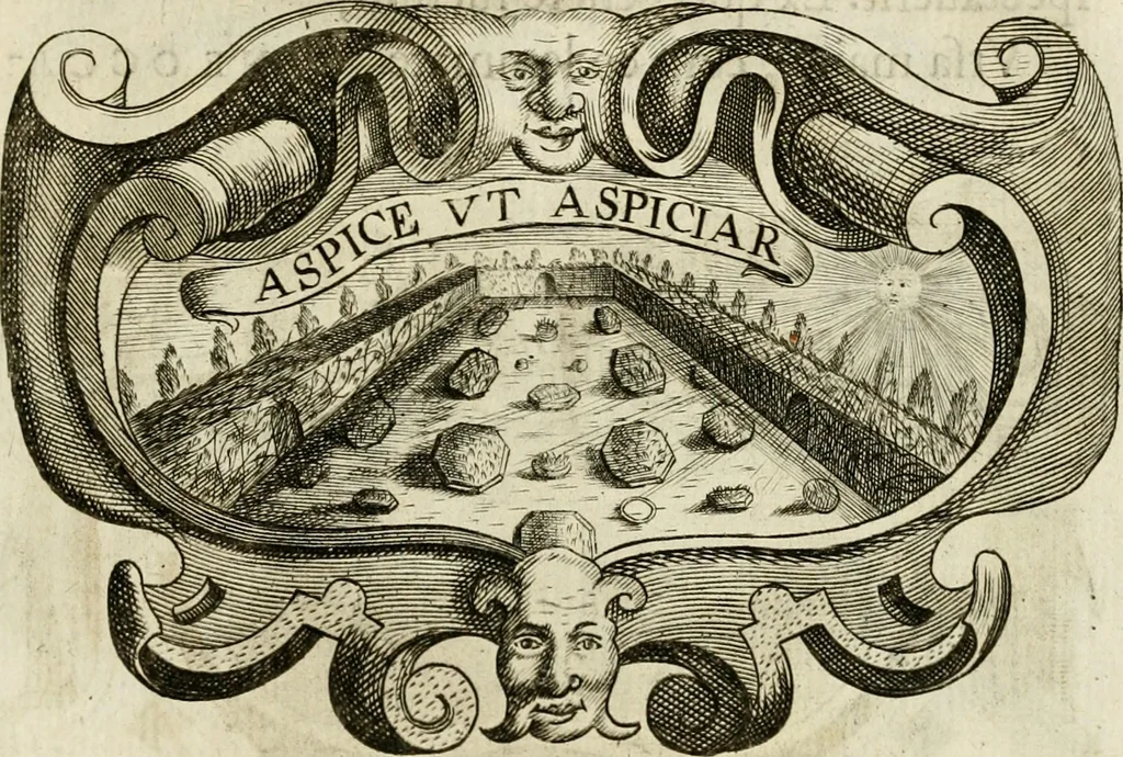 An illustration from Siluestri à Petrasancta Symbola heroica, 1682, leaf 456